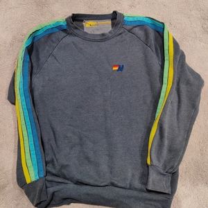 Aviator Nation Stripe Crewneck Sweatshirt